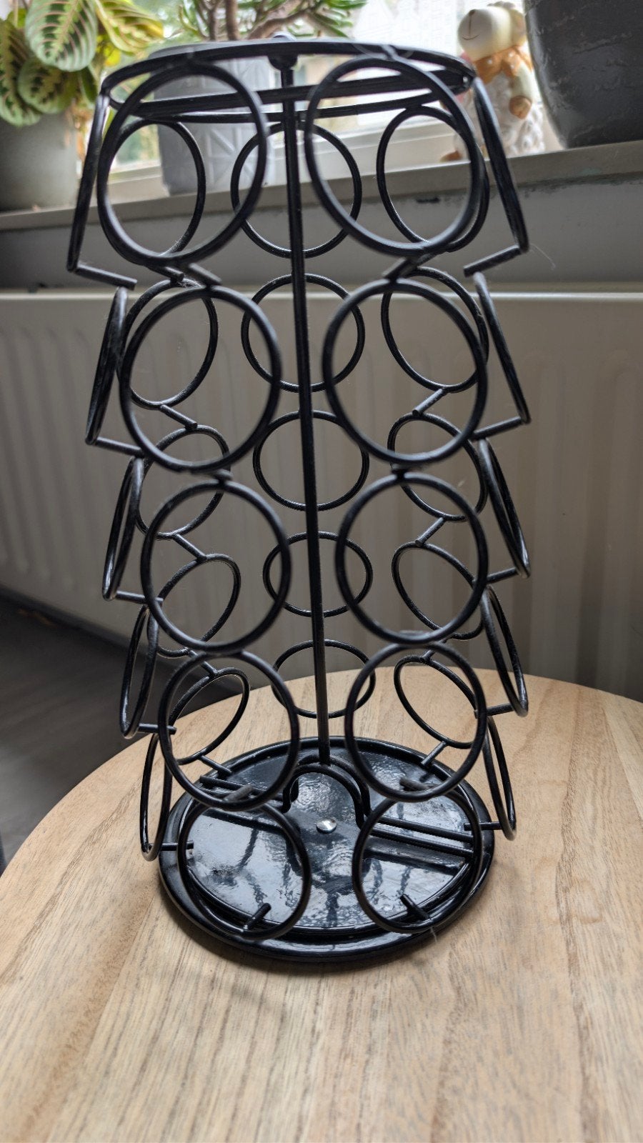 Dolce Gusto Koffiecup Houder - Zwart Metaal, Ophalen, Overige typen, Zo goed als nieuw, Zwart