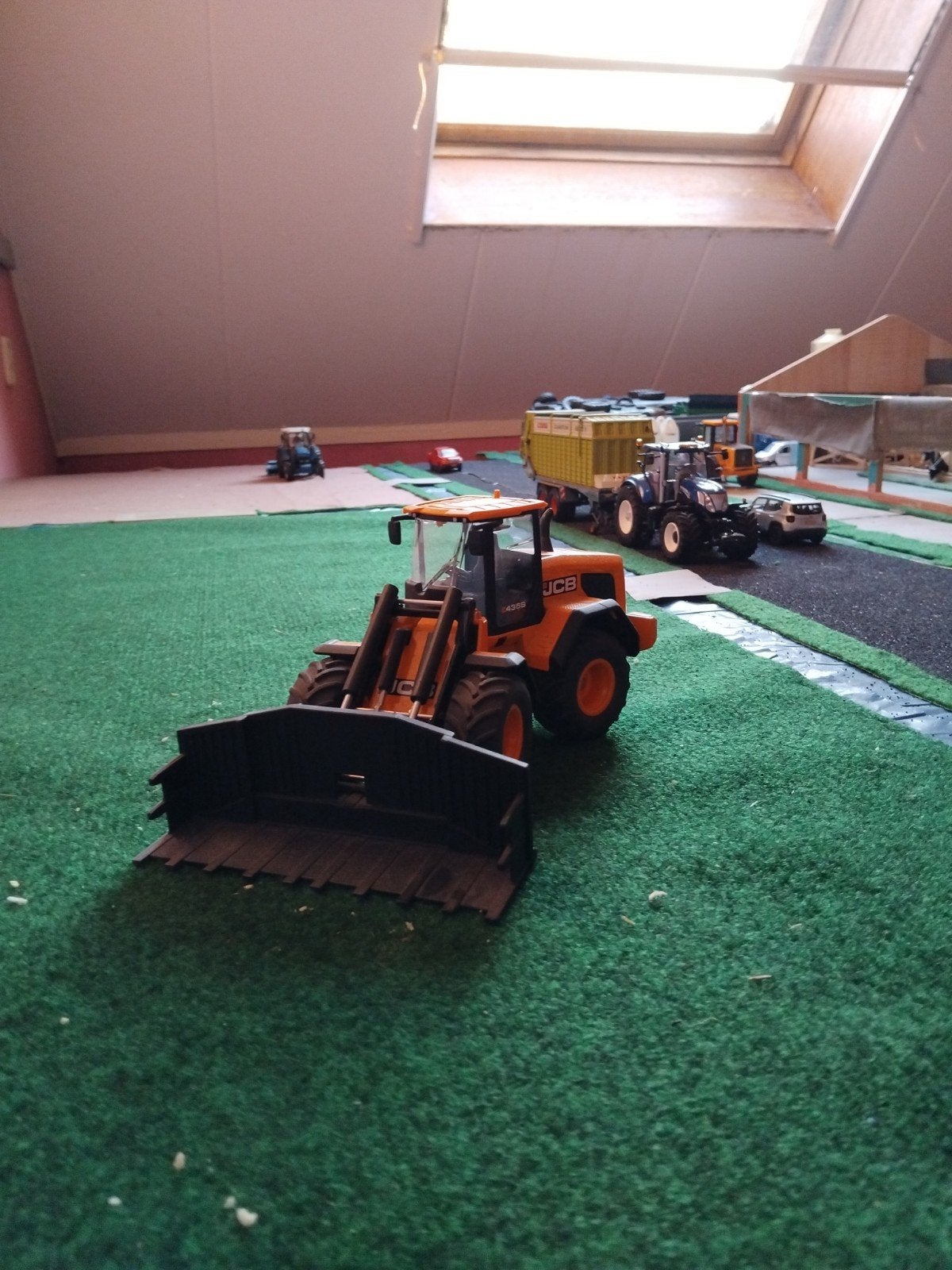 siku jcb 435s, Ophalen of Verzenden, Zo goed als nieuw, Tractor of Landbouw, SIKU