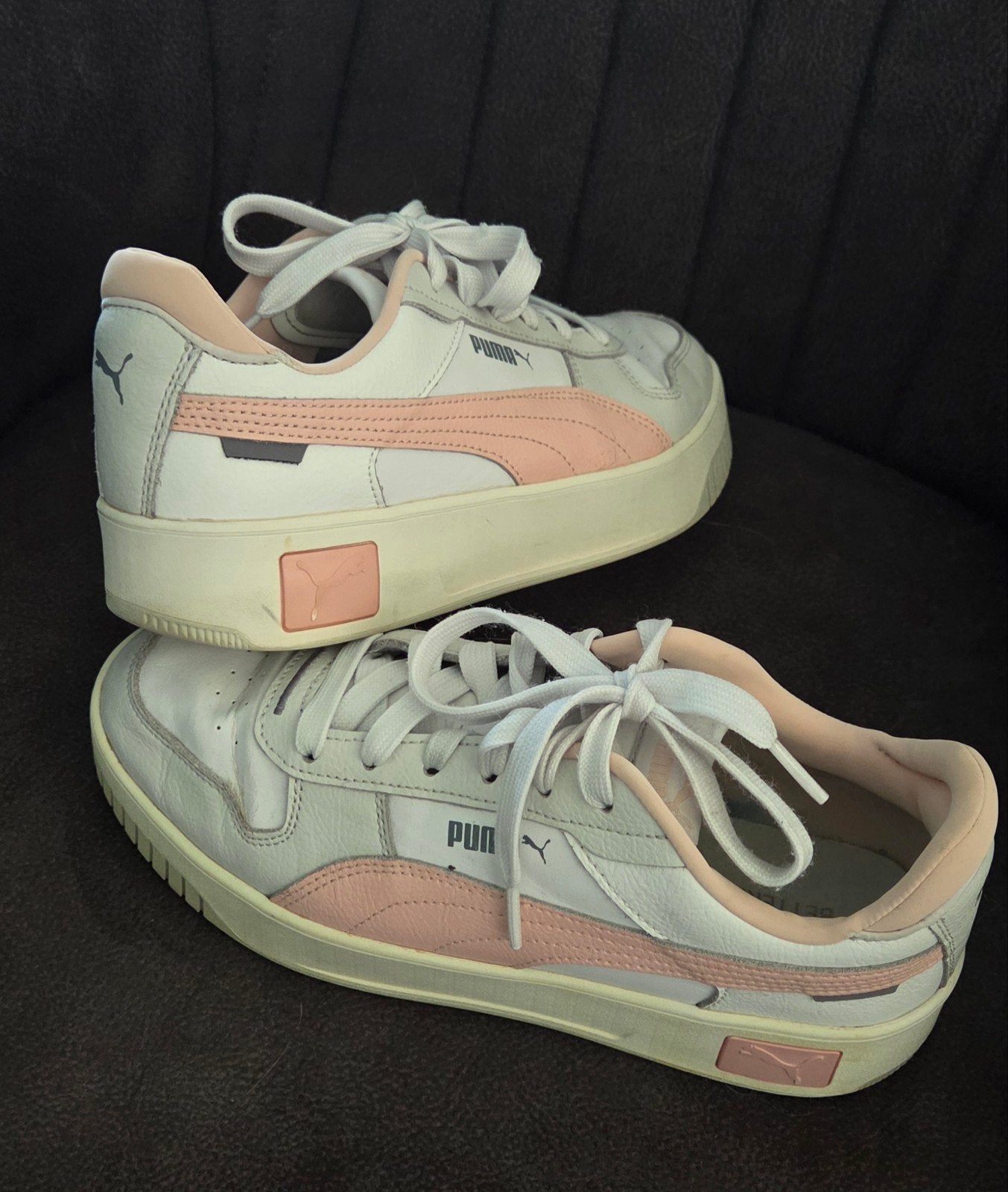 Puma Dames Sneakers Maat 38 1/5, Puma, Wit, Ophalen of Verzenden, Sneakers of Gympen