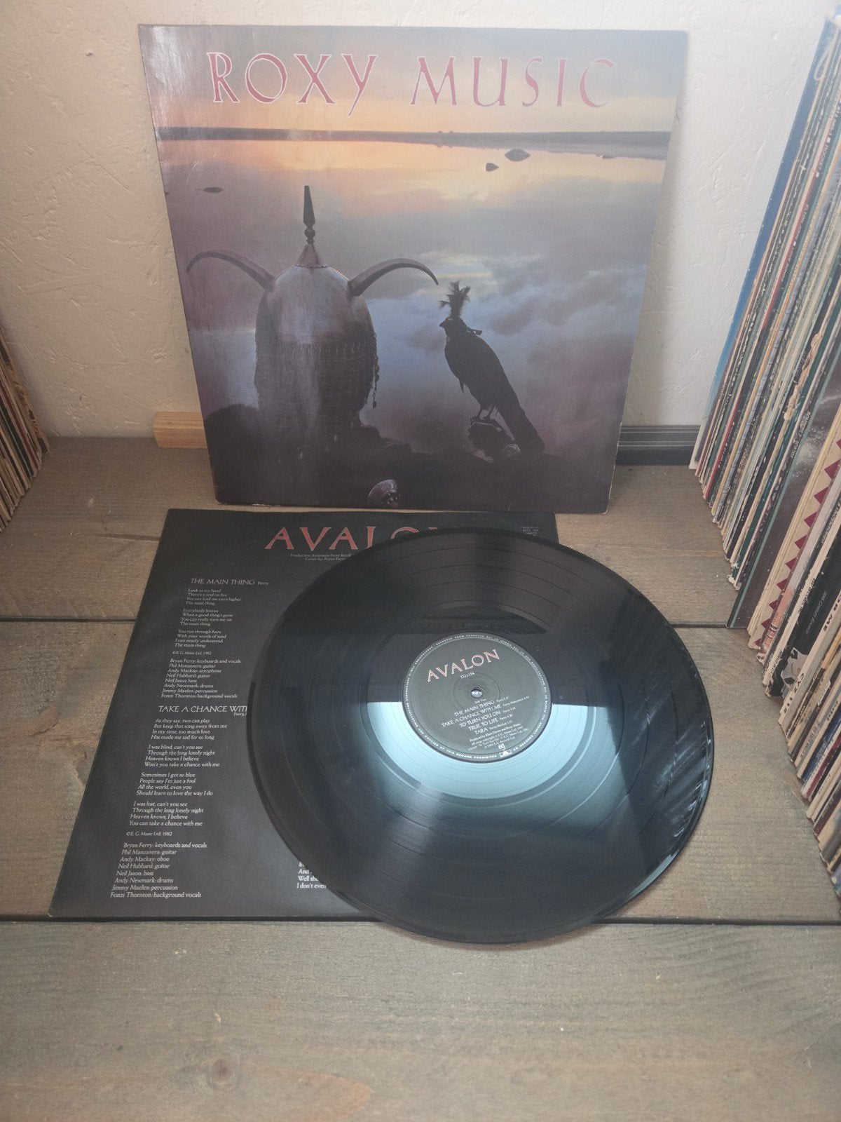 Roxy Music - Avalon LP (1982) - Pop/New Wave Vinyl, Cd's en Dvd's, LP, Gebruikt, Pop, Ophalen of Verzenden