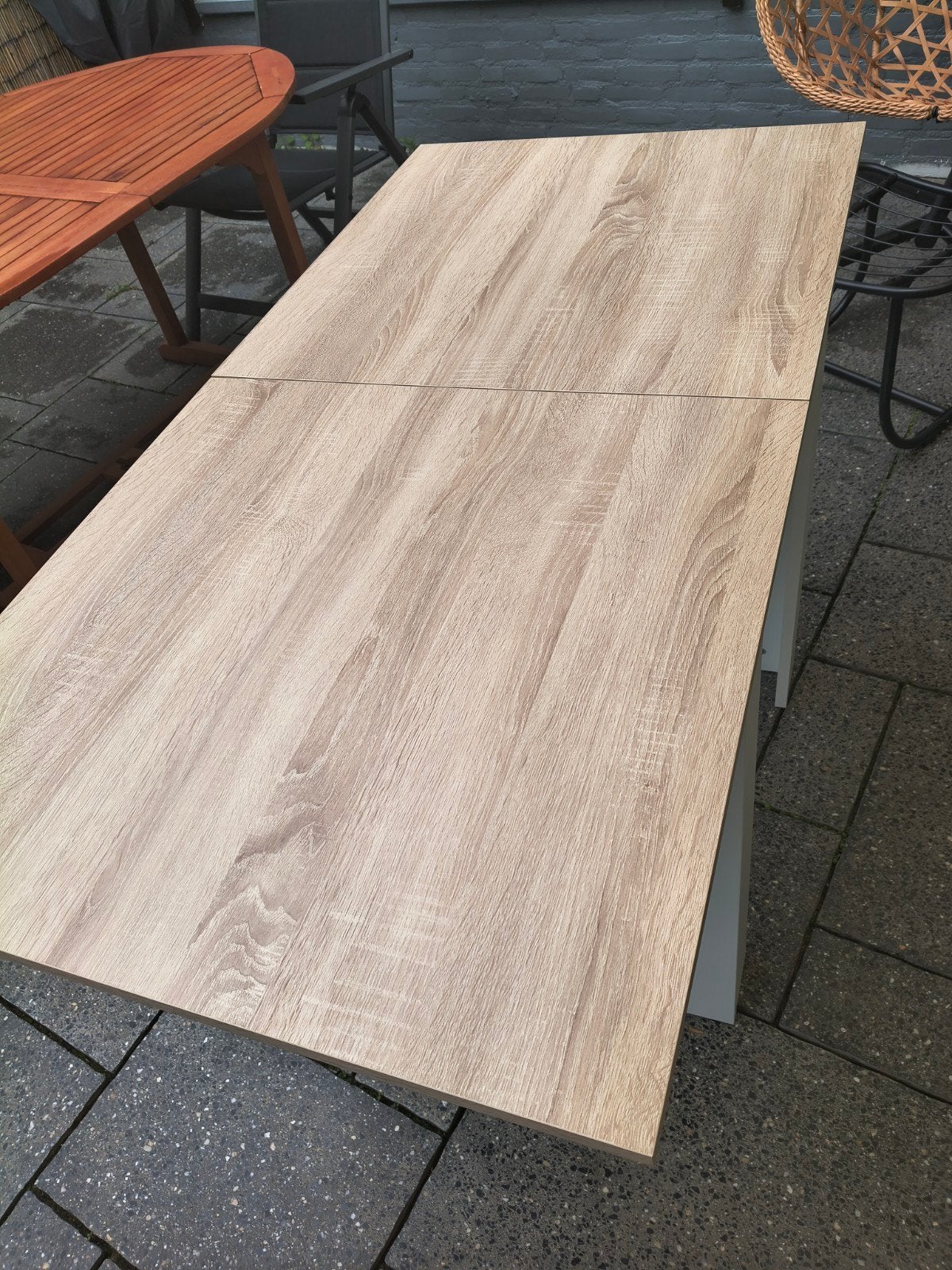 Uitklapbare eettafel ZIE LAATSTE FOTO, Huis en Inrichting, Tafels | Eettafels, Ophalen, 200 cm of meer, 50 tot 100 cm, Zo goed als nieuw