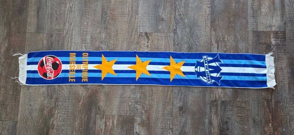 Sjaal Olympique Marseille, Ophalen of Verzenden, Zo goed als nieuw, Buitenlandse clubs, Vaantje of Sjaal