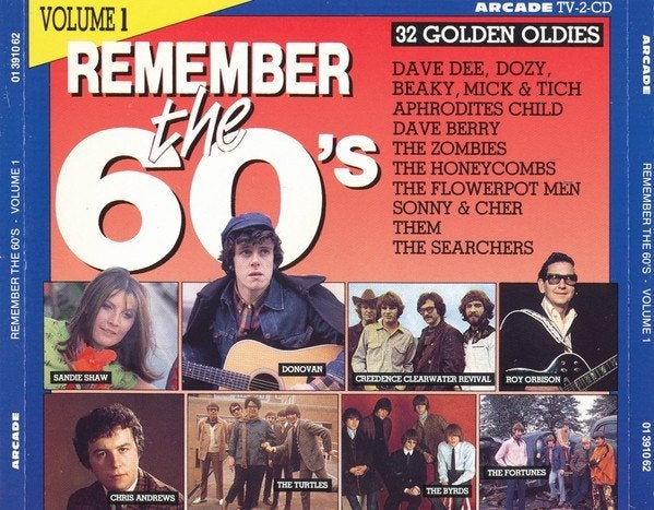 Remember The 60's - Volume 1 (32 Golden Oldies) 2XCD, Verzenden, Zo goed als nieuw, Pop, Album