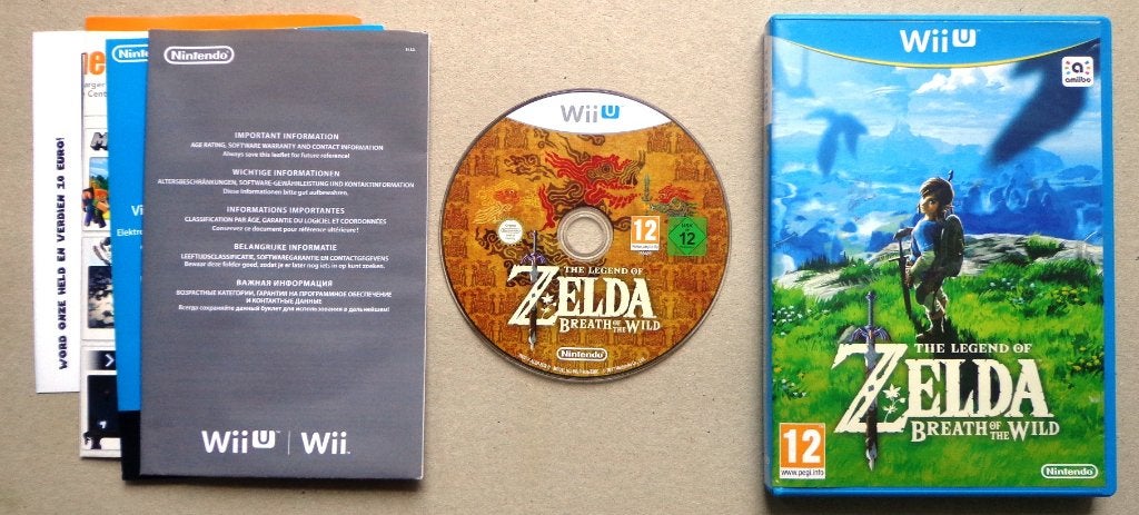 Zelda Breath of the Wild voor de Nintendo Wii-U, Spelcomputers en Games, Games | Nintendo Wii U, Avontuur en Actie, 1 speler, Ophalen of Verzenden