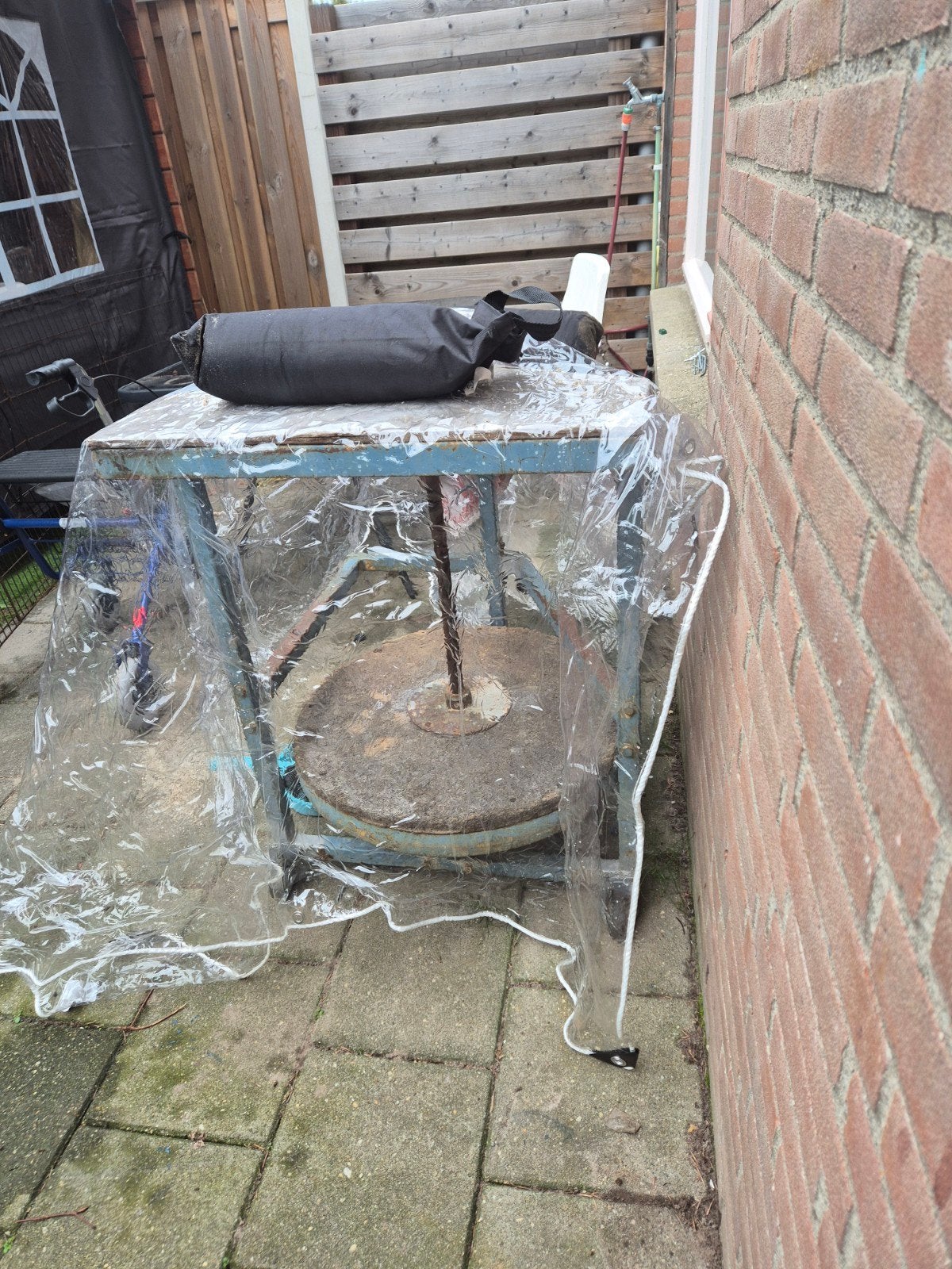 Schoptafel met 20 kilo klei, Ophalen of Verzenden, Gebruikt