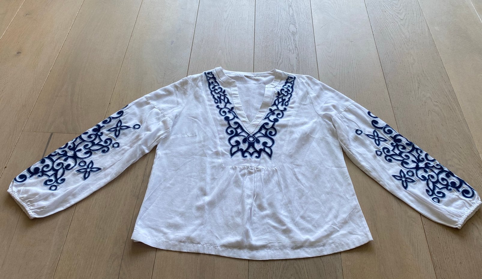 Blouse one size nieuwstaat, Ophalen of Verzenden, Zo goed als nieuw, Maat 42/44 (L), Wit