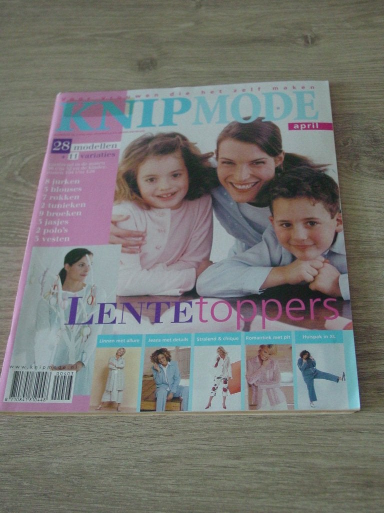 Knipmode nr. 4 / 2003, Hobby en Vrije tijd, Kledingpatronen, Ophalen of Verzenden, Gebruikt, Vrouw, Knipmode
