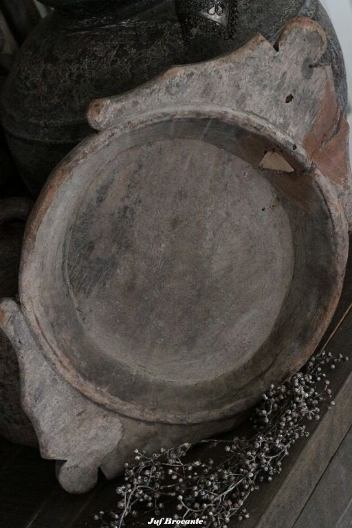 Oude chapati schaal / oude schalen, Huis en Inrichting, Www.jufbrocante.nl, Www.jufbrocante.nl, Nieuw, Ophalen of Verzenden