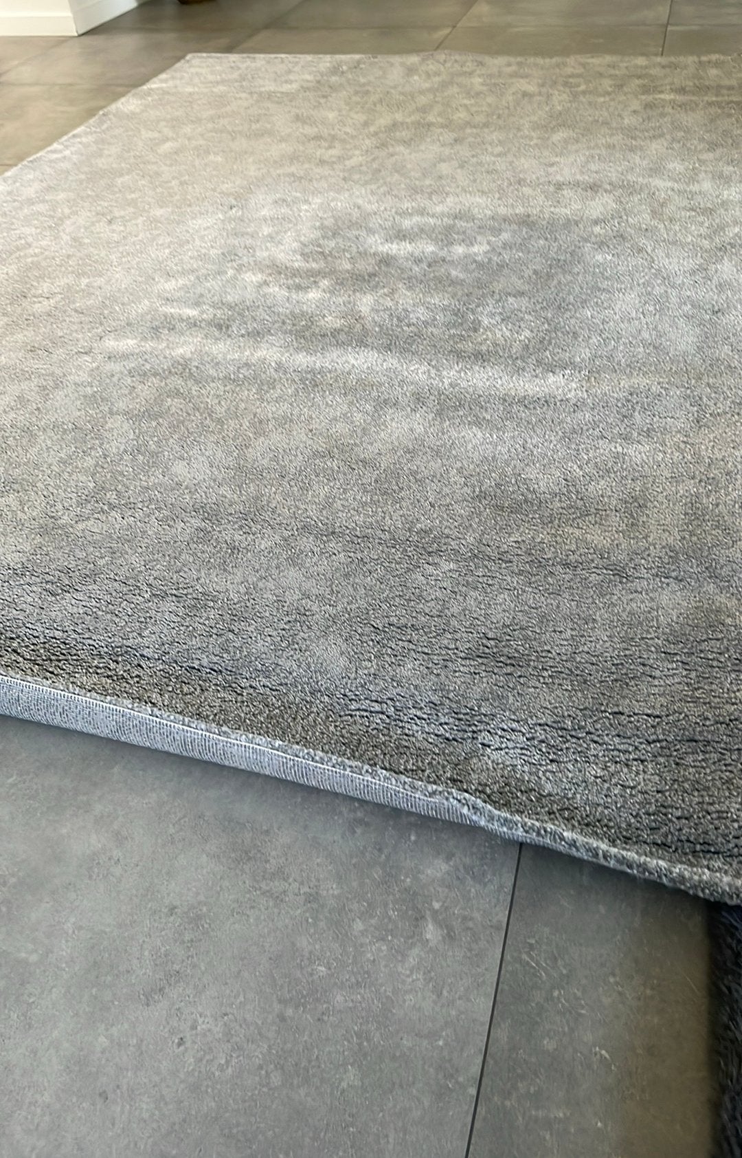 IKEA Stoense vloerkleed grijs laagpolig (200x300), Ophalen, 200 cm of meer, Zo goed als nieuw, 200 cm of meer
