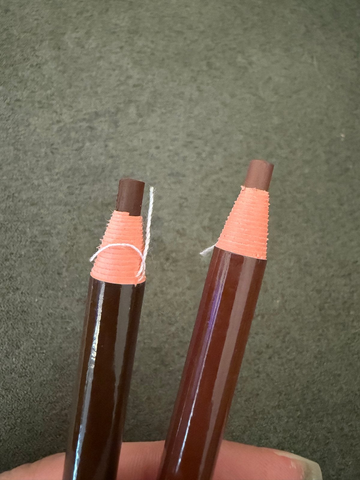 Microblading waterproof Wenkbrauwpotlood - Bruin - 2 stuks, Ogen, Bruin, Nieuw, Ophalen of Verzenden