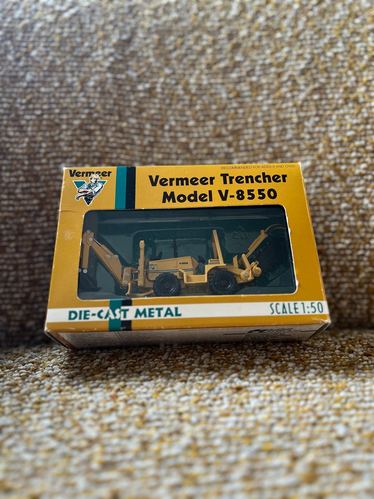 Vermeer Trencher Model V-8550 Die-Cast Metal Schaal 1:50, Overige merken, 1:32 tot 1:50, Overige typen, Nieuw