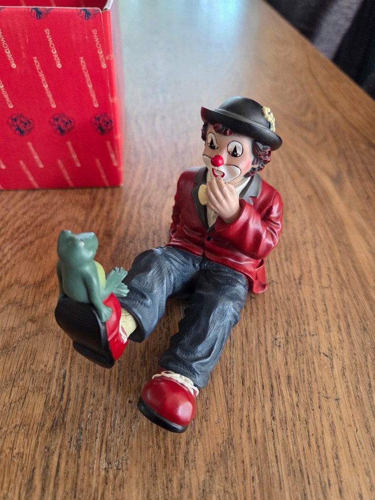 gildeclown clowntje met kikker, Verzamelen, Beelden en Beeldjes, Ophalen of Verzenden, Nieuw, Overige typen