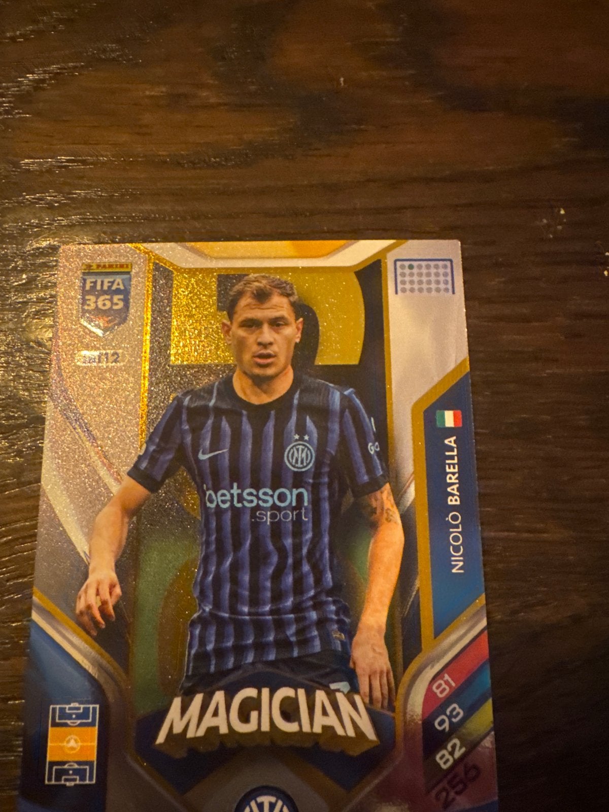 Panini FIFA 365 Adrenalyn XL 2023 Nicolo Barella Magician, Ophalen of Verzenden, Zo goed als nieuw, Buitenlandse clubs, Spelerskaart