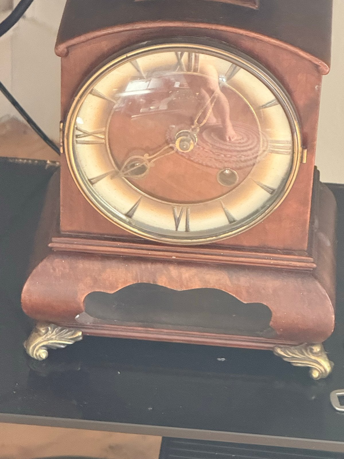 Antieke Tafelklok uit de jaren 1800, Antiek en Kunst, Ophalen