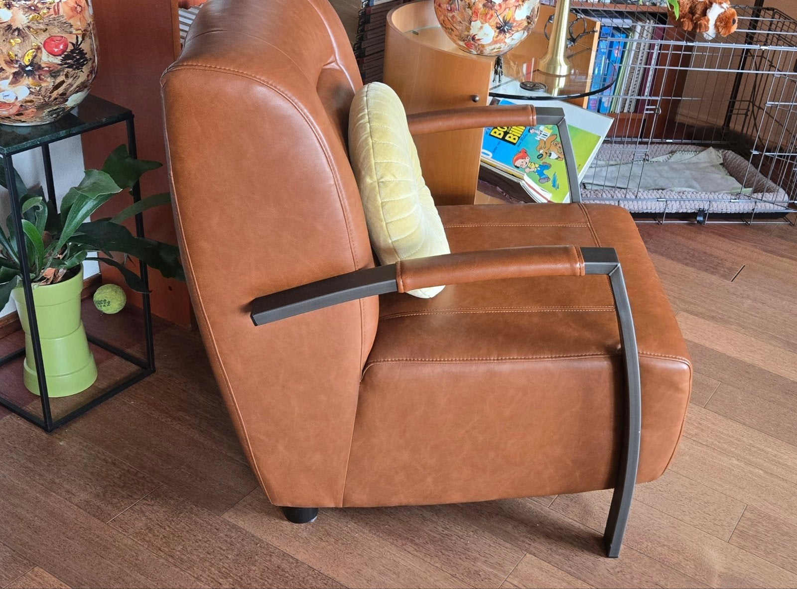 Fauteuil, Huis en Inrichting, Fauteuils, Ophalen, Gebruikt, 75 tot 100 cm, 50 tot 75 cm