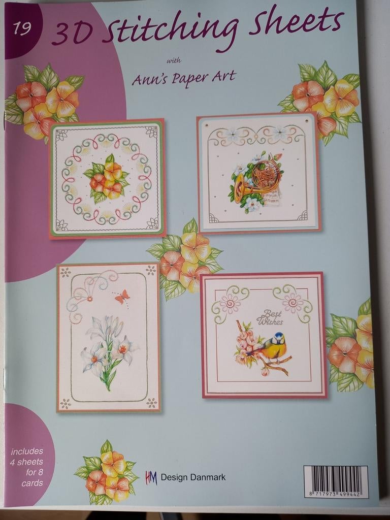 Complete boeken om 3D kaarten te maken en te borduren., Hobby en Vrije tijd, Kaarten | Zelf maken, Ophalen of Verzenden, Nieuw