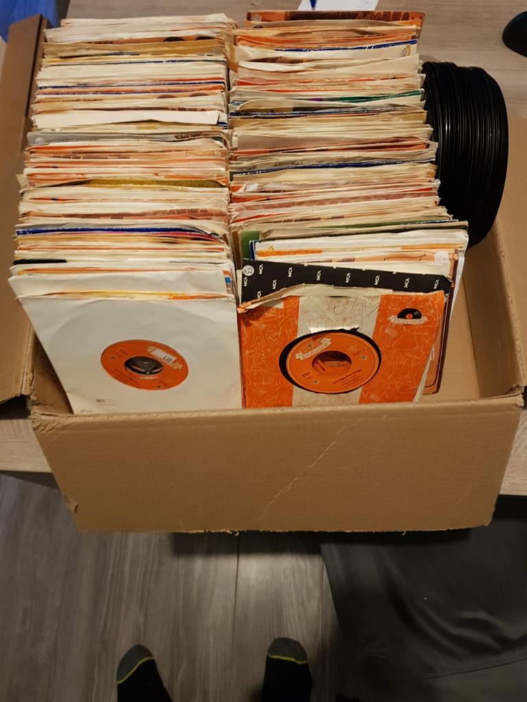 Oude Duitstalige singles 300, Cd's en Dvd's, Gebruikt, Wereldmuziek, 7 inch, Single