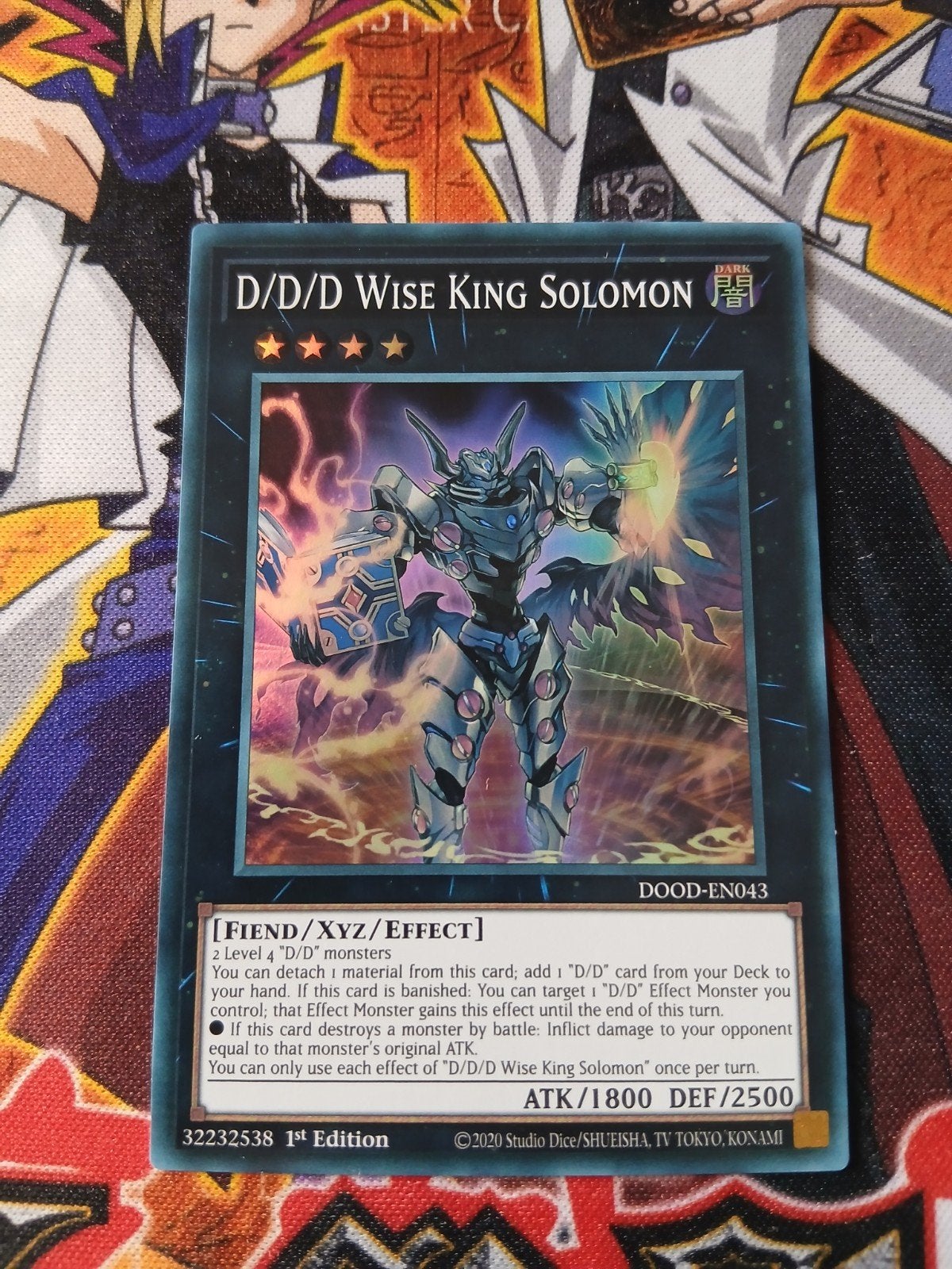 DDD Wise King Solomon - Super Rare DOOD - Yu-Gi-Oh, Ophalen of Verzenden, Zo goed als nieuw, Foil