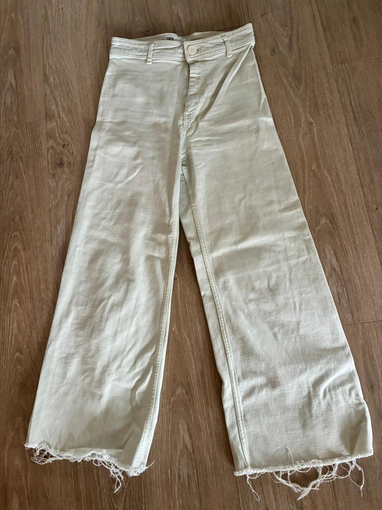 Zara marine straight jeans 38, Kleding | Dames, Spijkerbroeken en Jeans, Ophalen of Verzenden, Gedragen, Overige kleuren, W30 - W32 (confectie 38/40)