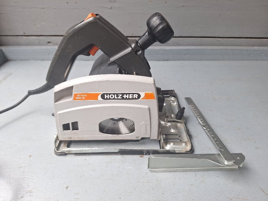 Holzher 2111 inval cirkelzaag, Gebruikt, Cirkelzaag, 600 tot 1200 watt, Ophalen of Verzenden