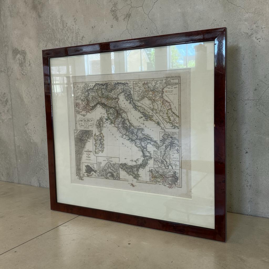 Antieke landkaart Italië - 1815 Spruner's Historische Atlas, Antiek en Kunst, Ophalen