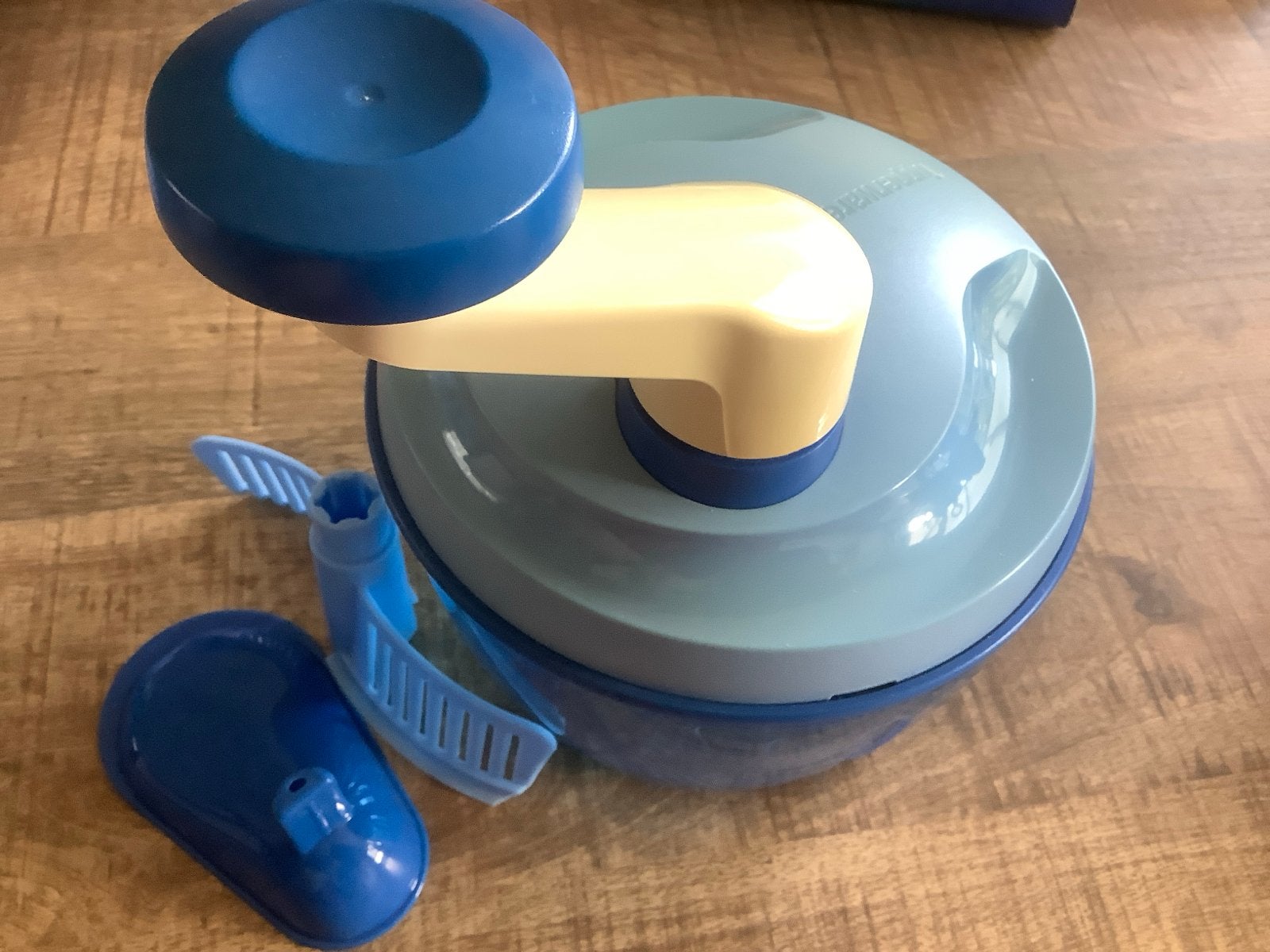 Tupperware Speedy Chef - Blauw, Huis en Inrichting, Keuken | Tupperware, Blauw, Overige typen, Ophalen of Verzenden, Zo goed als nieuw