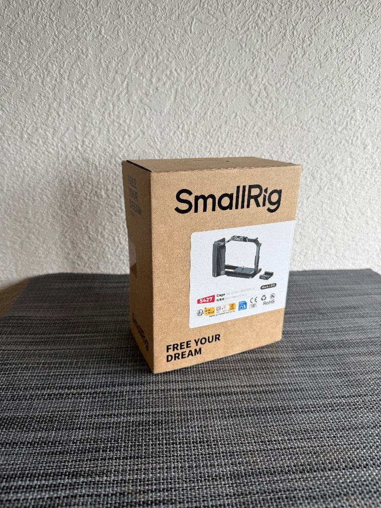 SmallRig Camera Cage voor Canon EOS R50 V cinecamera., Handleiding, Ophalen of Verzenden, Zo goed als nieuw, Overige Merken