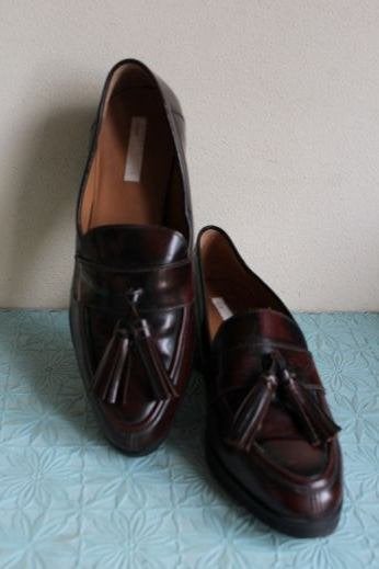 Mooie klassieke lederen loafers - maat 36, H&M, Overige kleuren, Instappers, Nieuw