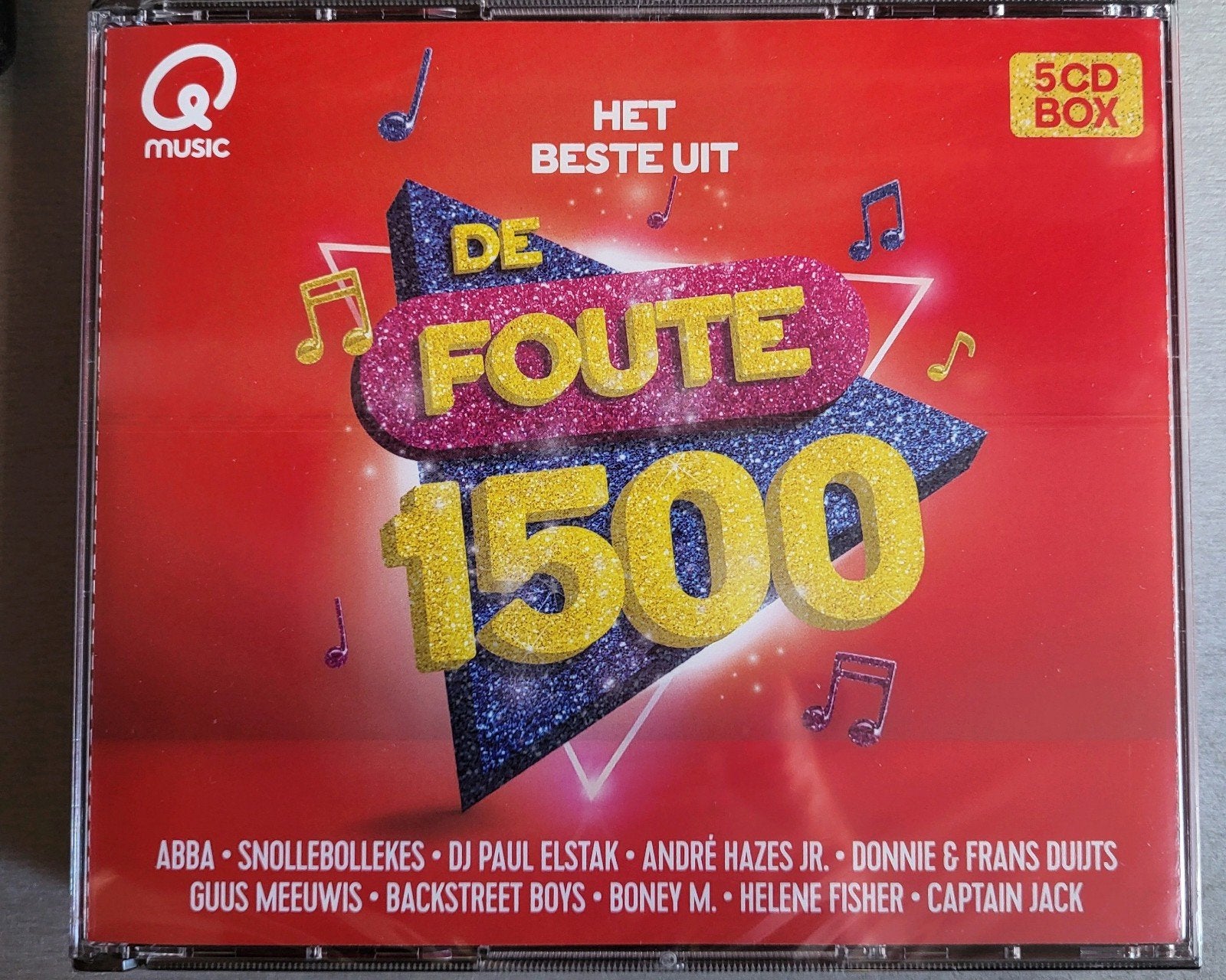 NIEUW IN SEAL! Q-Music Foute 1500 - 5cd-box, Ophalen, Nieuw in verpakking, Pop, Boxset