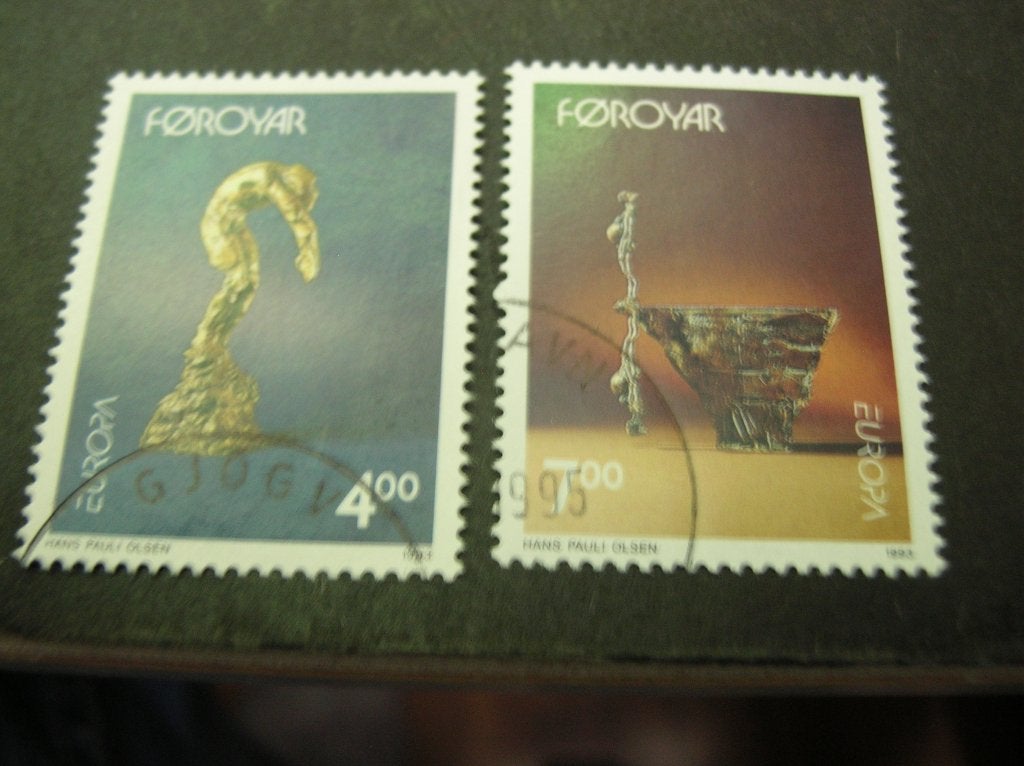 Cept/Verenigd Europa Denemarken Faroer 1993 gestempeld, Verzenden, Overige landen, Gestempeld