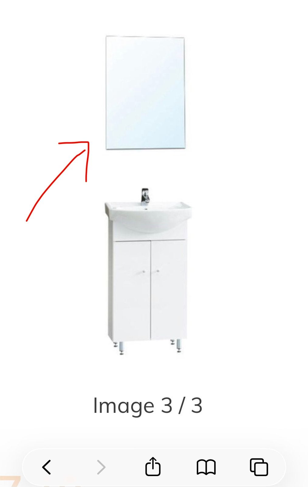 Spiegel 50x2x80 cm, Ophalen, Minder dan 50 cm, Nieuw, Minder dan 100 cm