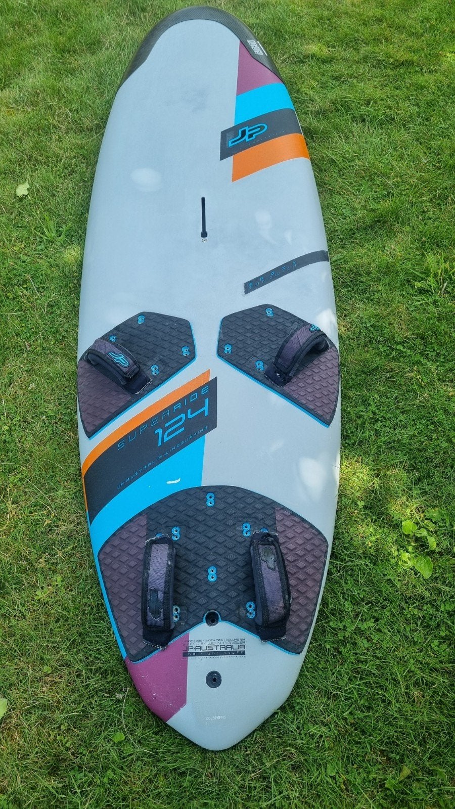 JP Superide 124 ES (2020), Watersport en Boten, Windsurfen, Ophalen, Gebruikt, Minder dan 250 cm, Geschikt voor foilen