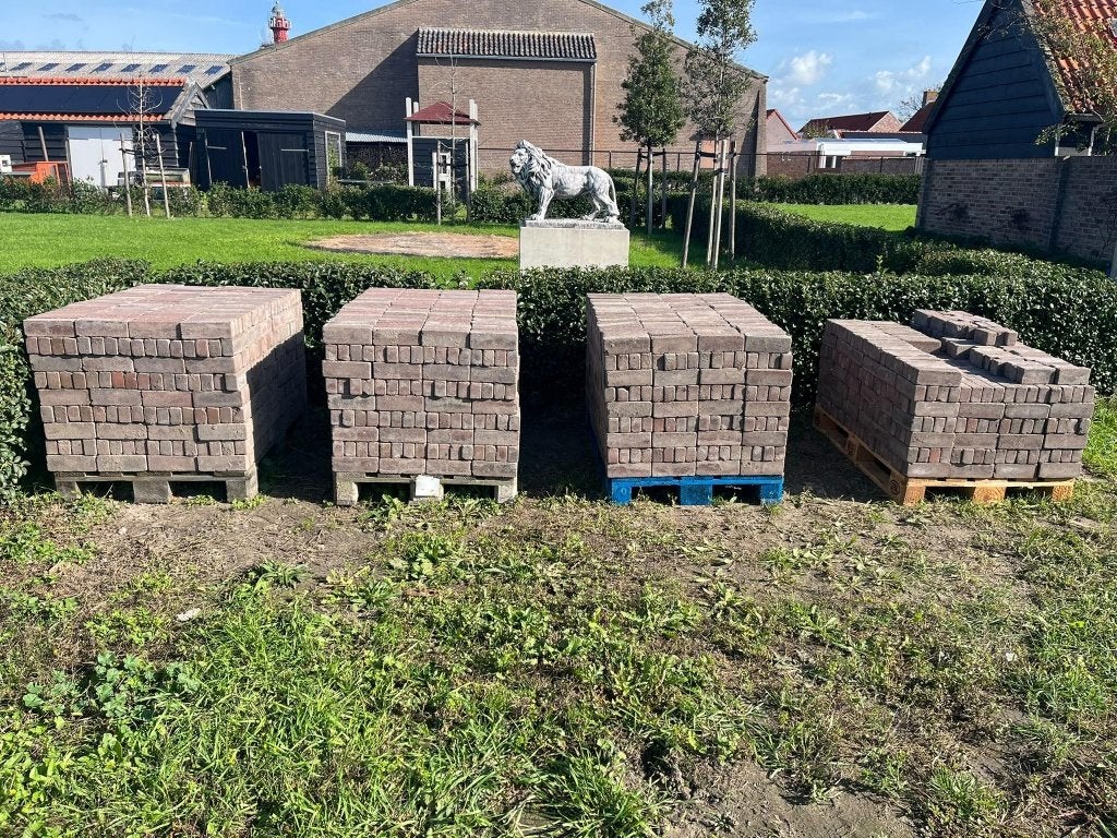 Ca. 32 m² Kijlstra waaltjes Groninger Bruin 20x5x7, Ophalen, Gebruikt, Klinkers, 10 m² of meer