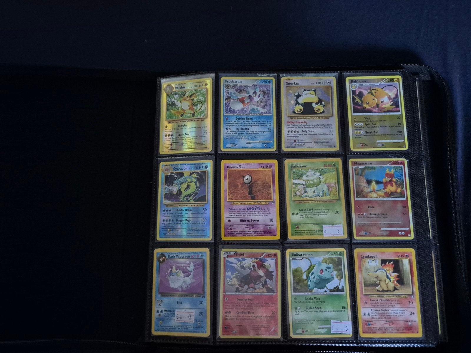 map met allemaal oude pokemon kaarten, Ophalen of Verzenden, Meerdere kaarten