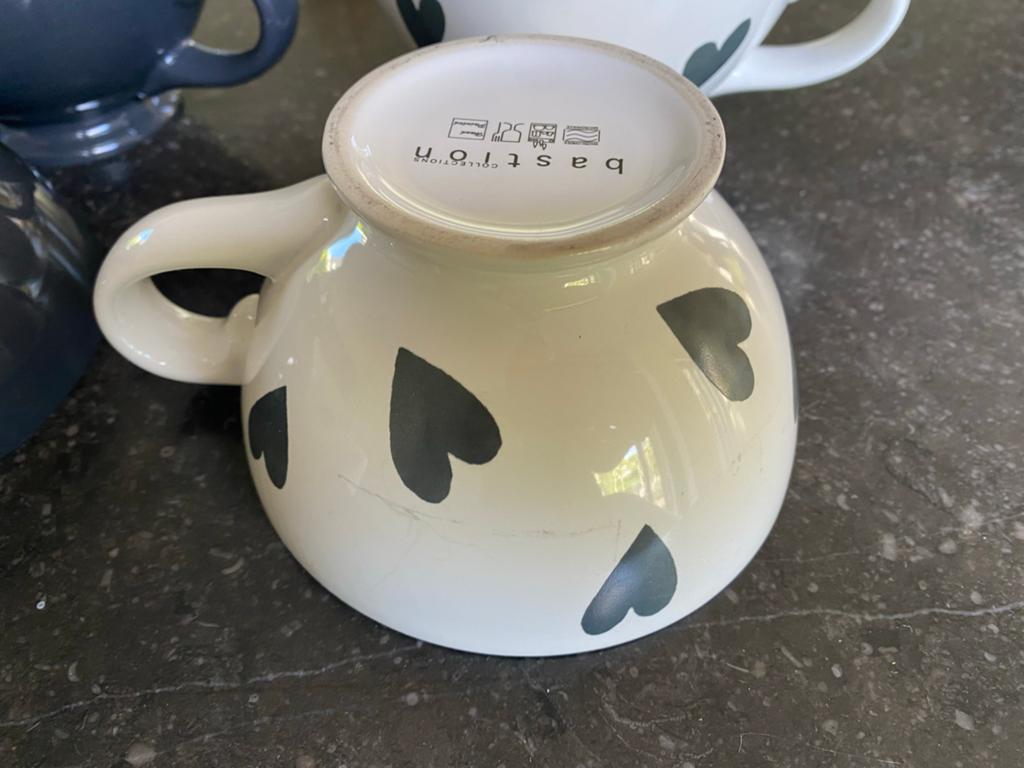 6 leuke Bastion Collection mokken - Zo goed als nieuw, Huis en Inrichting, Keuken | Servies, Ophalen of Verzenden, Zo goed als nieuw
