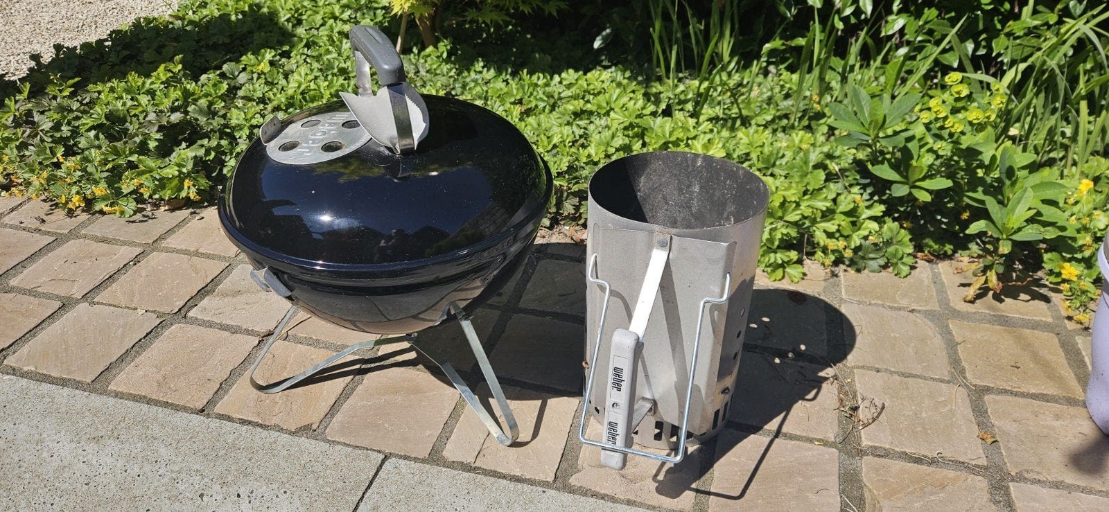 Weber Smokey Joe Houtskoolbarbecue 37cm, Ophalen, Gebruikt, Weber, Met accessoires