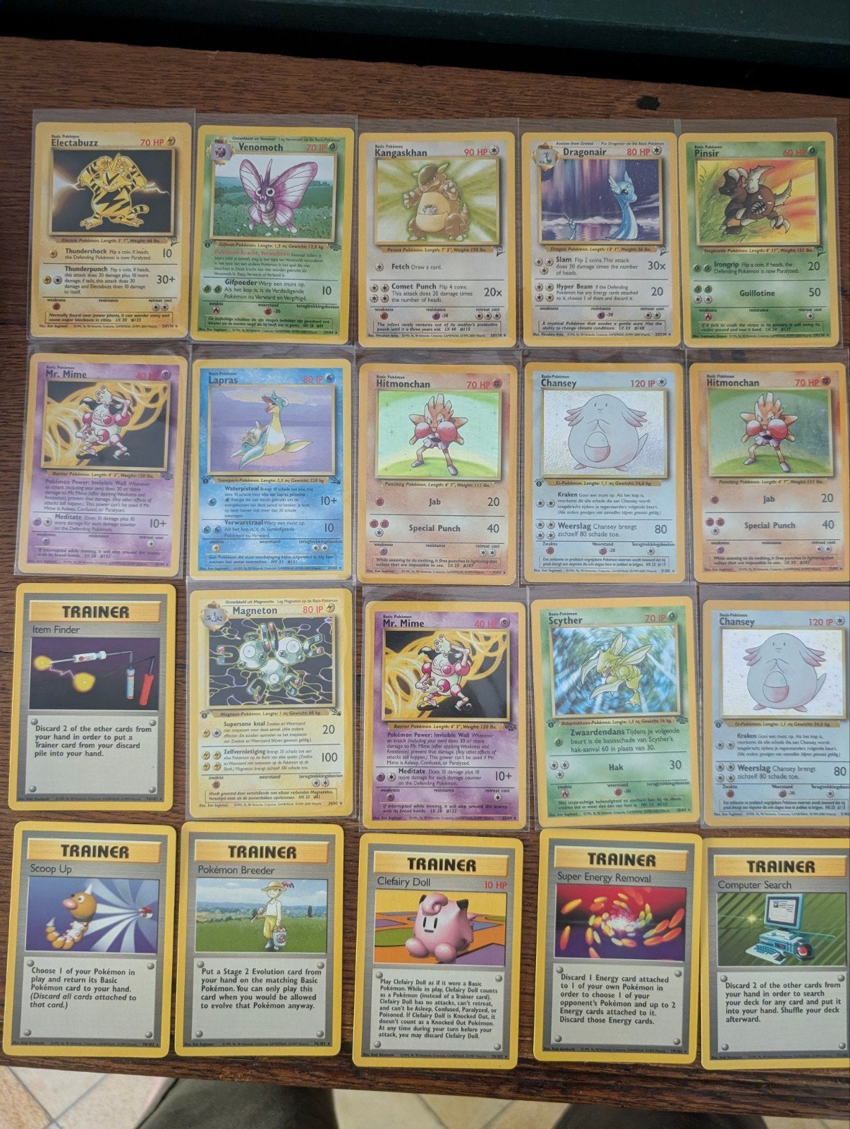 Verzameling Pokemonkaarten (veel 1st edition) in hele goede, Ophalen, Zo goed als nieuw, Meerdere kaarten
