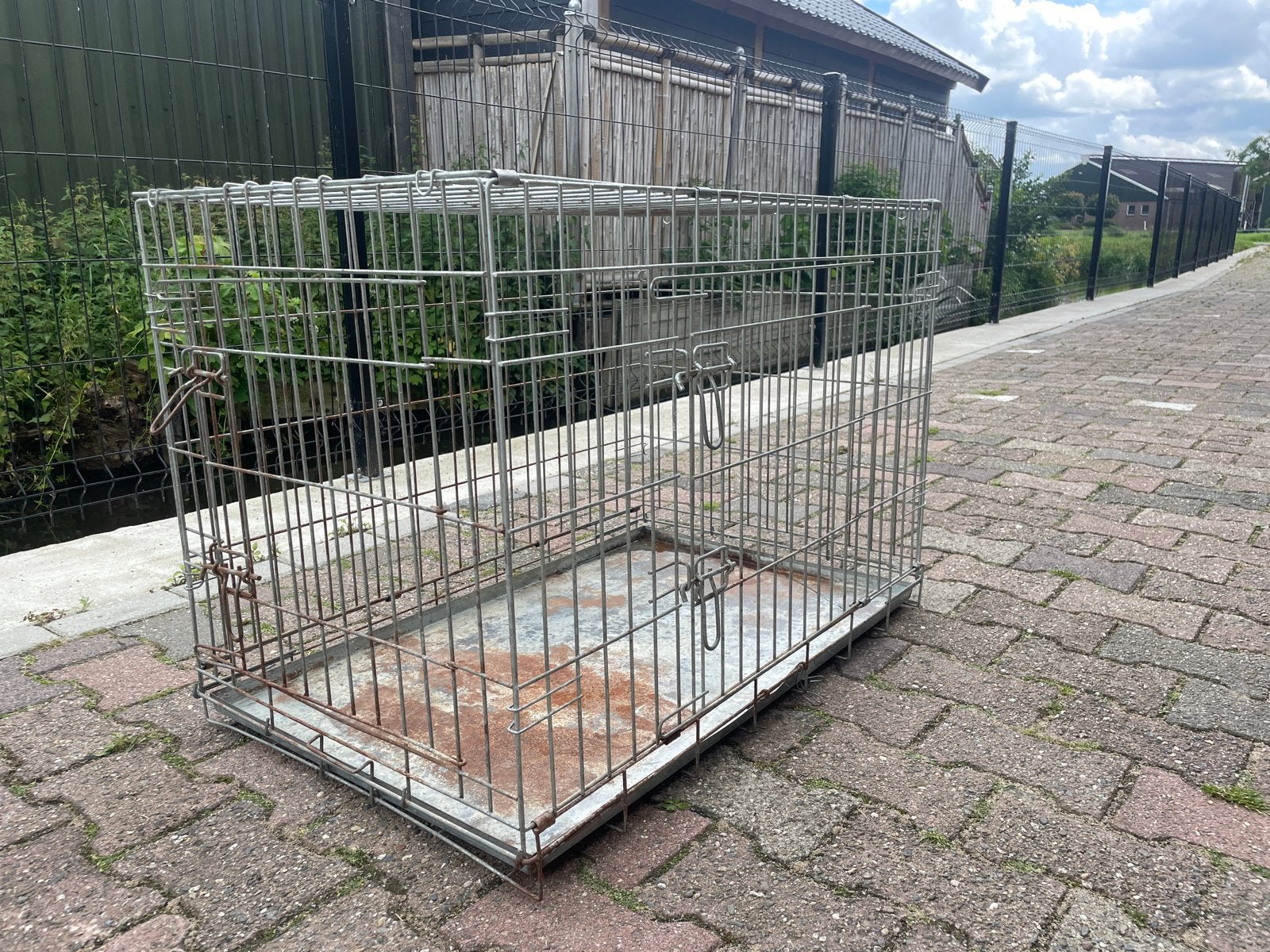 Kennel lxbxh 92x58x66, Ophalen, Gebruikt