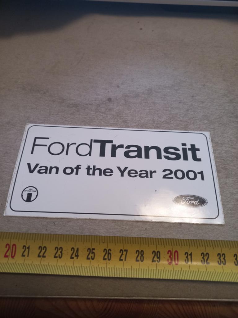 Ford transit van of the year 2001, Ophalen of Verzenden, Nieuw