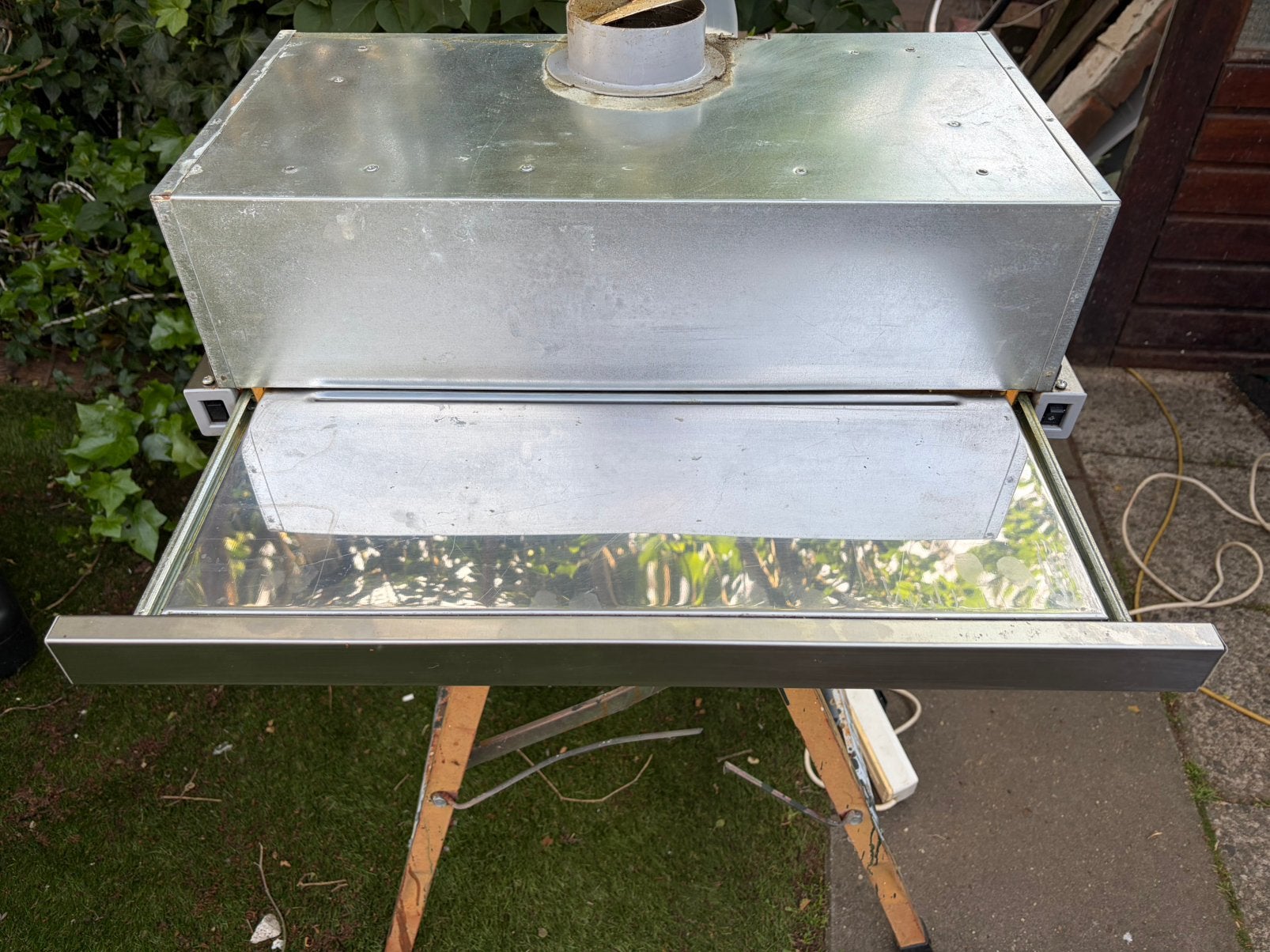 Afzuigkap RVS inbouw met verlichting, Ophalen, Onderbouw afzuigkap, Zo goed als nieuw, Motor