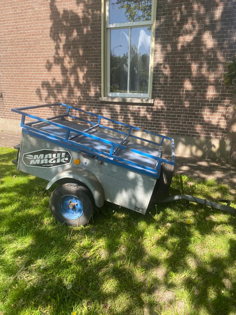 Aanhanger bagage wagen met biscaya familie tent, Ophalen, Gebruikt