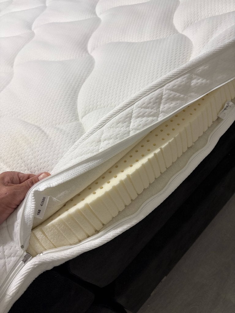 Topmatras AVEK Innerzone latex 180x200 bijna NIEUW!, Ophalen, Tweepersoons, Zo goed als nieuw, Matras
