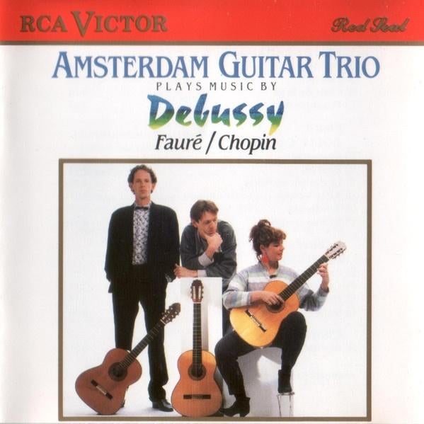DEBUSSY FAURE CHOPIN Amsterdam guitar trio CD RCA, Ophalen of Verzenden, Modernisme tot heden, Gebruikt, Kamermuziek