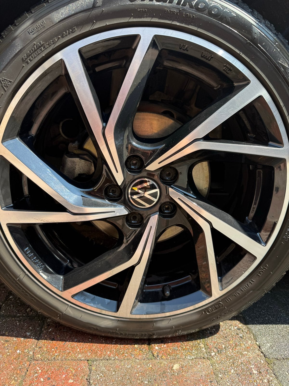 VW Polo BRESCIA velgen met Hankook all season banden, Auto-onderdelen, Banden en Velgen, Ophalen, Banden en Velgen, 17 inch, All Season