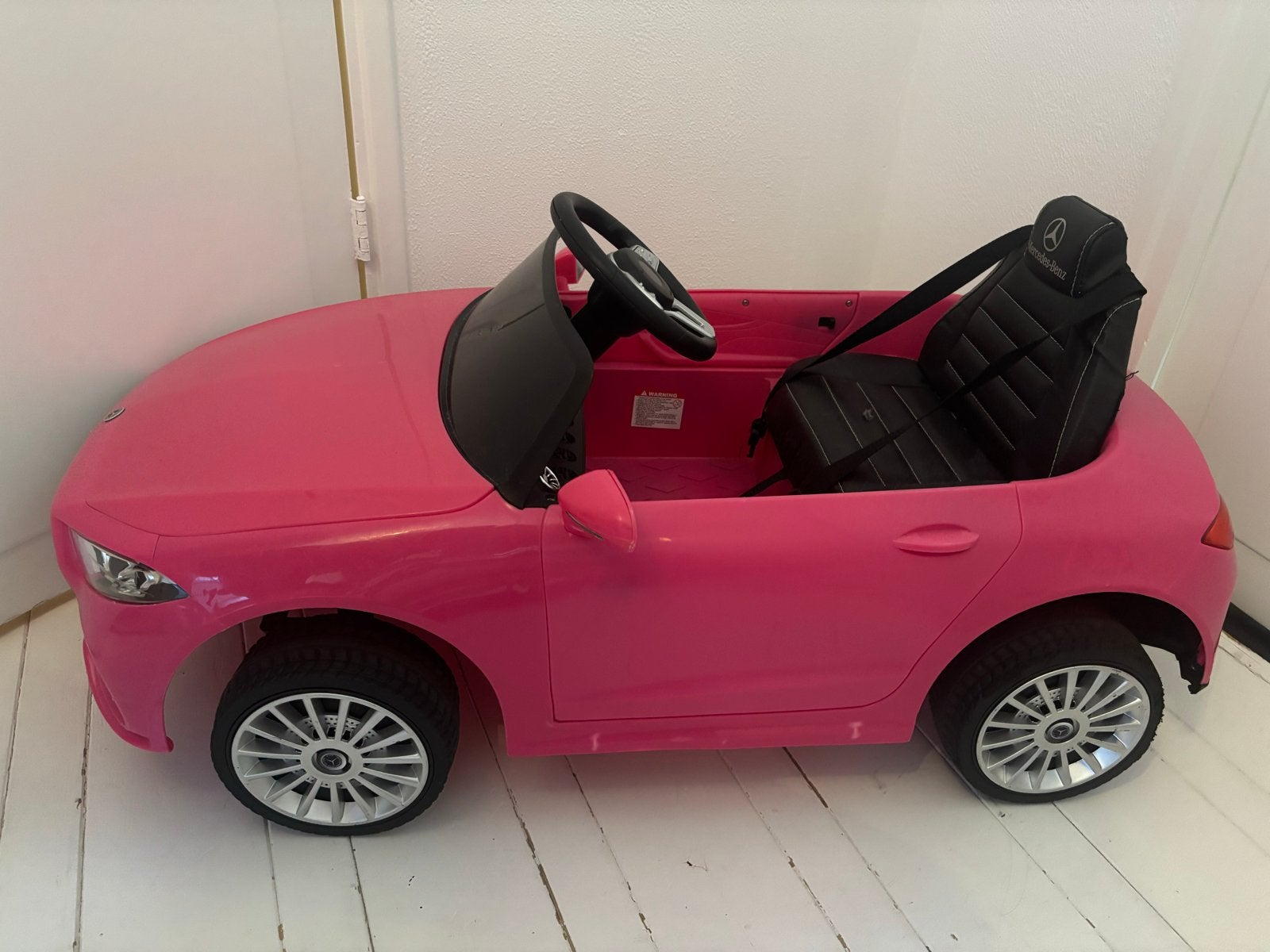 Kinder elektrische bestuurbare Mercedes auto roze, Kinderen en Baby's, Speelgoed | Buiten | Voertuigen en Loopfietsen, Ophalen
