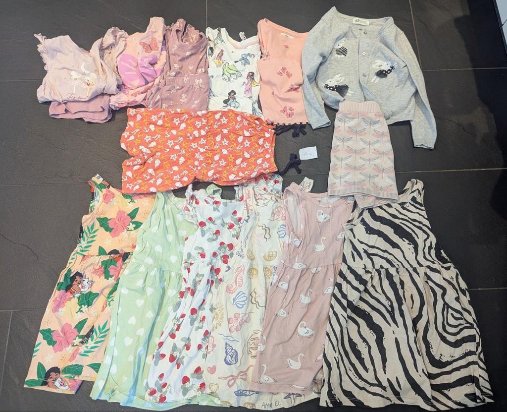 Kledingpakket Meisje Zomer/Lente Maat 98/104 - 14 Stuks, Ophalen of Verzenden