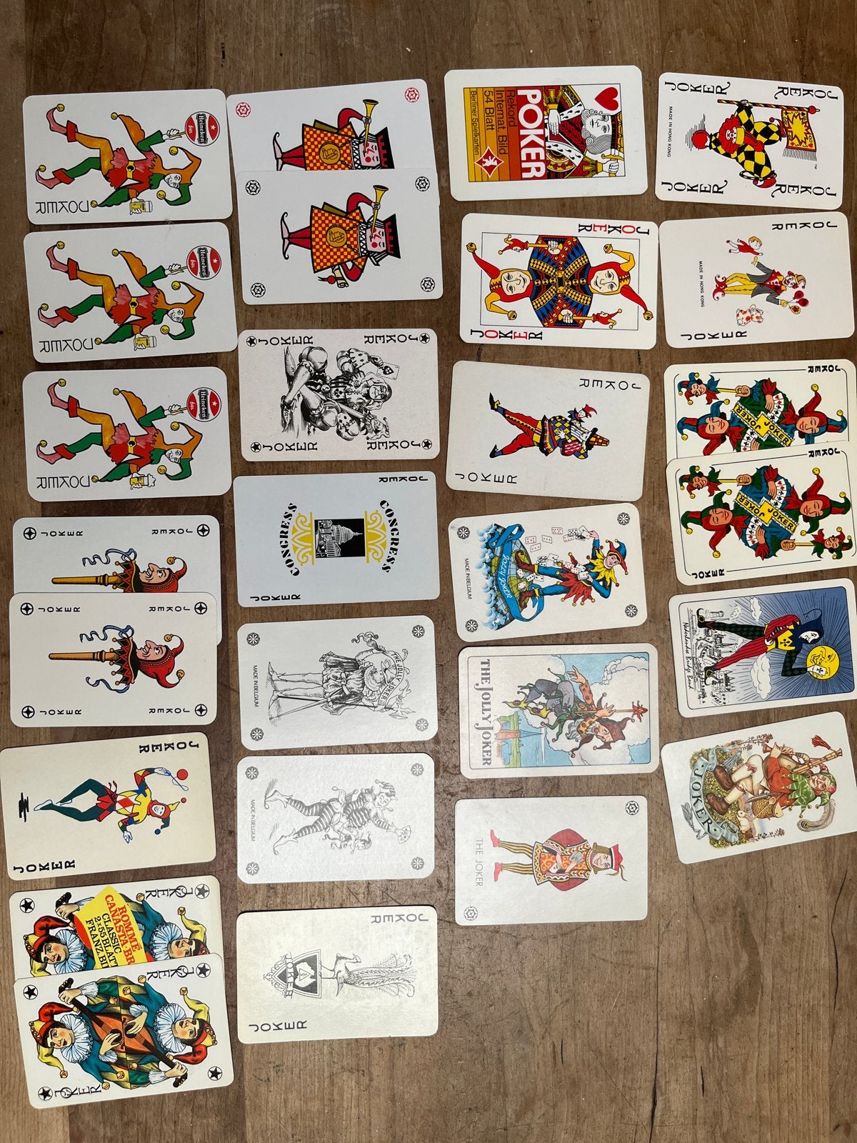 Grote verzameling diverse Joker speelkaarten, Ophalen of Verzenden, Gebruikt
