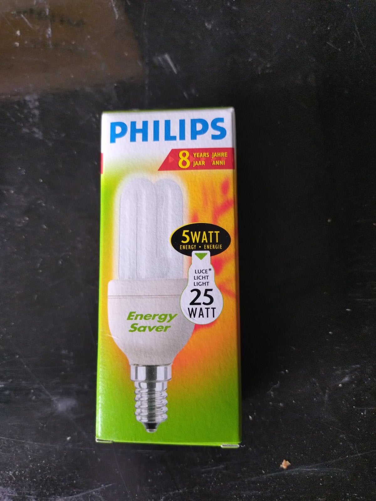 Philips Genie ESaver 5W E14 spaarlamp (vervangt 25W), Ophalen of Verzenden, Nieuw, E14 (klein)