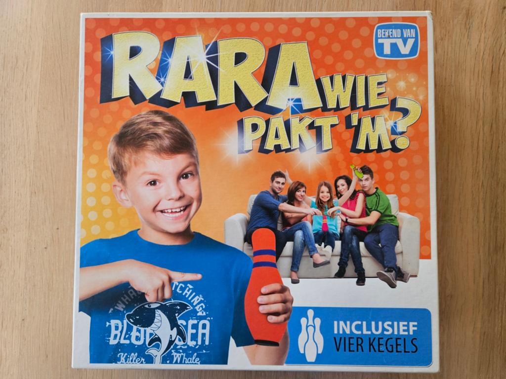Gezelschapsspel RaRa wie pakt 'm?, Hobby en Vrije tijd, Gezelschapsspellen | Bordspellen, Ophalen of Verzenden