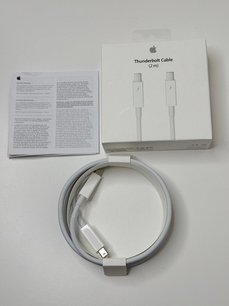 Apple Thunderbolt Kabel 2 Meter, Ophalen of Verzenden, Nieuw